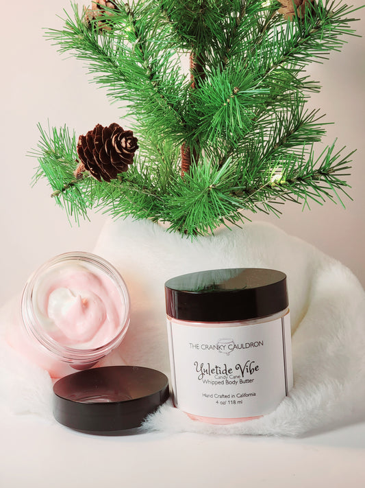 Yuletide Vibe Candy Cane Whipped Body Butter